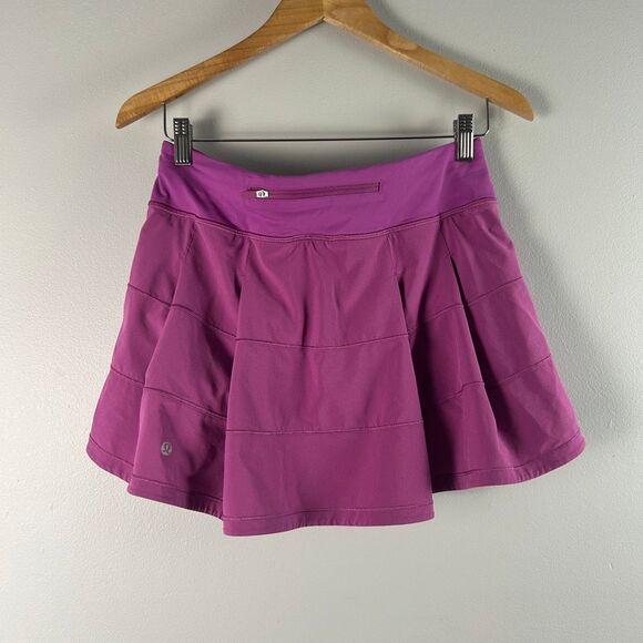 Lululemon Pace Rival Mid-Rise Skirt Vivid Plum - Picture 4 of 7